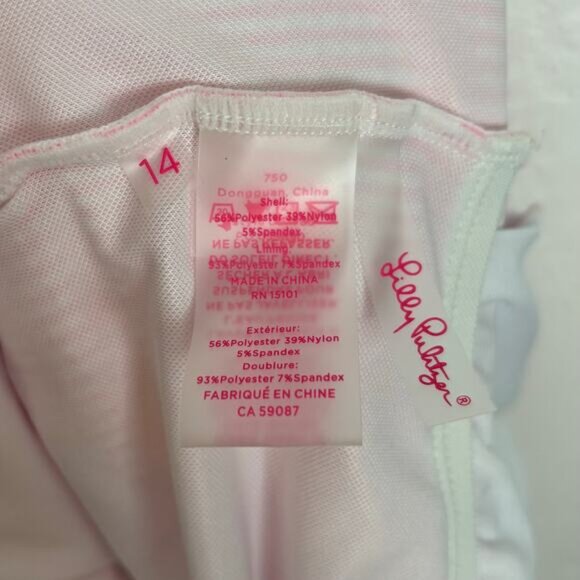 Lilly Pulitzer Delphie One-Piece Swimsuit Size 14 - Picture 4 of 4